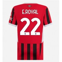 Dres AC Milan Emerson Royal #22 Domaci za Žensko 2024-25 Kratak Rukav